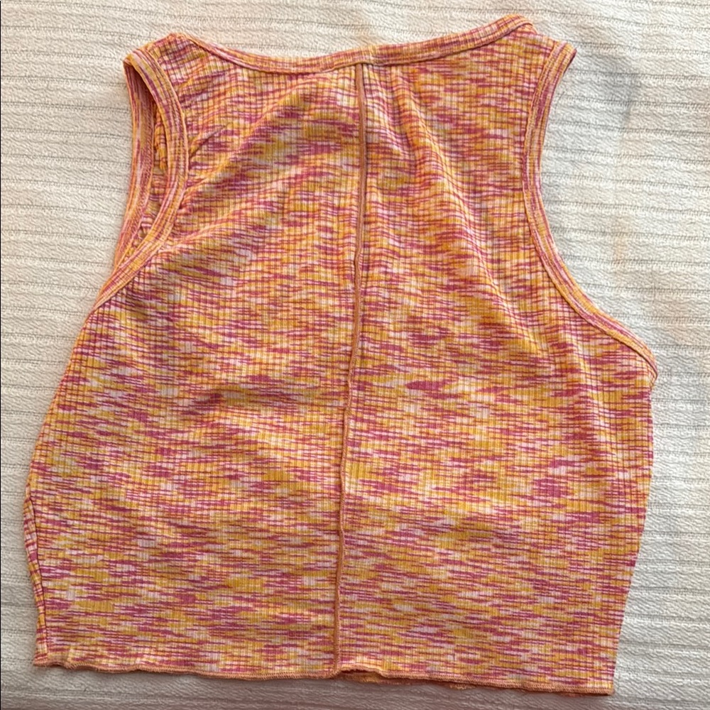 Princess Polly Rae Pink & Orange Crop Top - sz US 10 - Picture 5 of 5